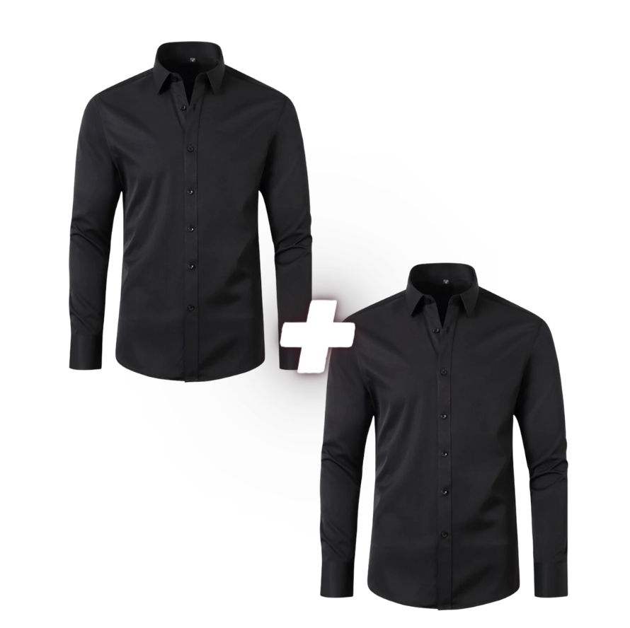 SUPER KIT] 2 Camisas Ultra Comfort® Tecido Seda Gelo Flexível - Não a
